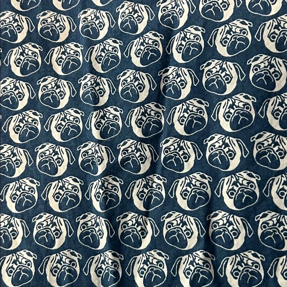 Tyler Boe 100% Cotton Pug Print Button Down Shirt - Picture 5 of 5